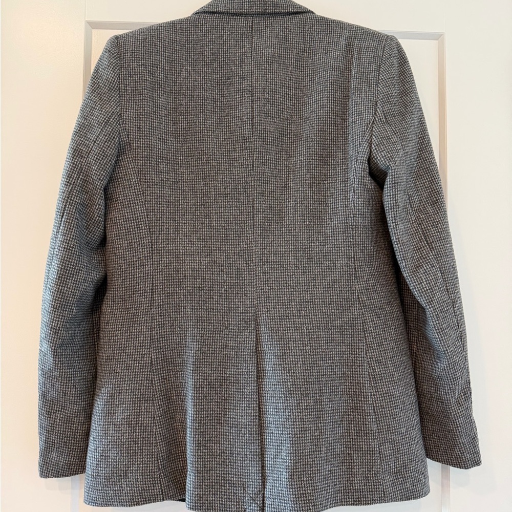 Mango Houndstooth Wool-blend blazer -small - Picture 7 of 7